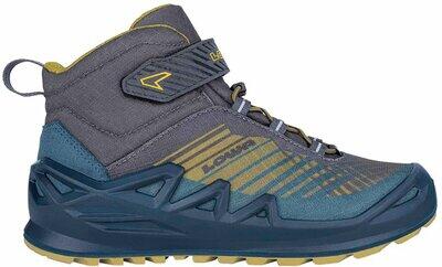 LOWA Kinder Multifunktionsstiefel MERGER GTX QC JR PETROL/SENF - Gr. - 37 von Lowa