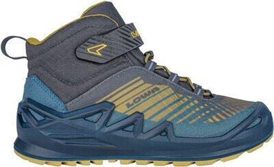 LOWA Kinder Multifunktionsstiefel MERGER GTX QC JR PETROL/SENF - Gr. - 39 von Lowa