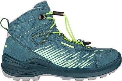 LOWA Kinder Multifunktionsstiefel ZIRROX GTX MID JUNIOR PETROL/ARKTIS - Gr. - 42 von Lowa