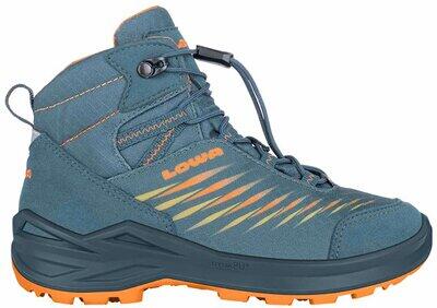 LOWA Kinder Multifunktionsstiefel ZIRROX II GTX MID JR PETROL/MANGO - Gr. - 37 von Lowa
