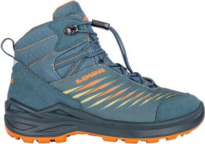 LOWA Kinder Multifunktionsstiefel ZIRROX II GTX MID JR PETROL/MANGO - Gr. - 37 von Lowa