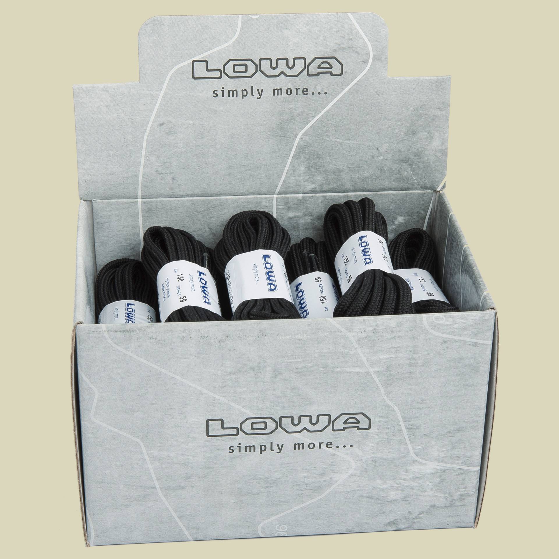 Lowa ATC Mid + Low Laces braun 160 cm von Lowa