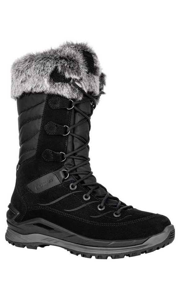 Lowa Alba Evo GTX (Veloursleder, wasserdicht) schwarz/anthrazitgrau Damen Winterstiefel von Lowa
