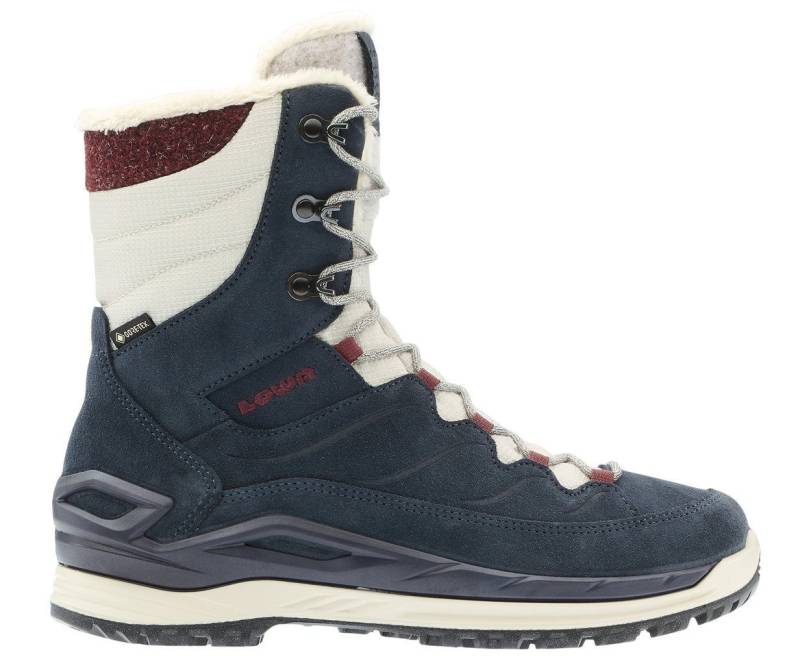 Lowa Calceta EVO GTX (Veloursleder, wasserdicht) 2025 navyblau/beige Damen Winterstiefel von Lowa