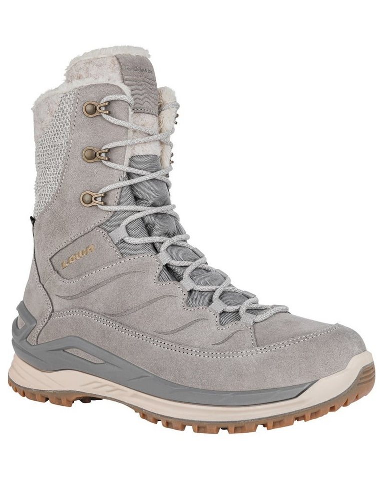 Lowa Calceta EVO GTX (Veloursleder, wasserdicht) grau/ocker Damen Winterstiefel von Lowa