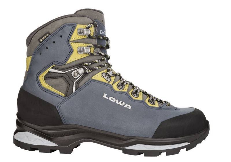 Lowa Camino Evo GTX Herren Wanderschuh stahlblau/kiwi UK 10,5 von Lowa