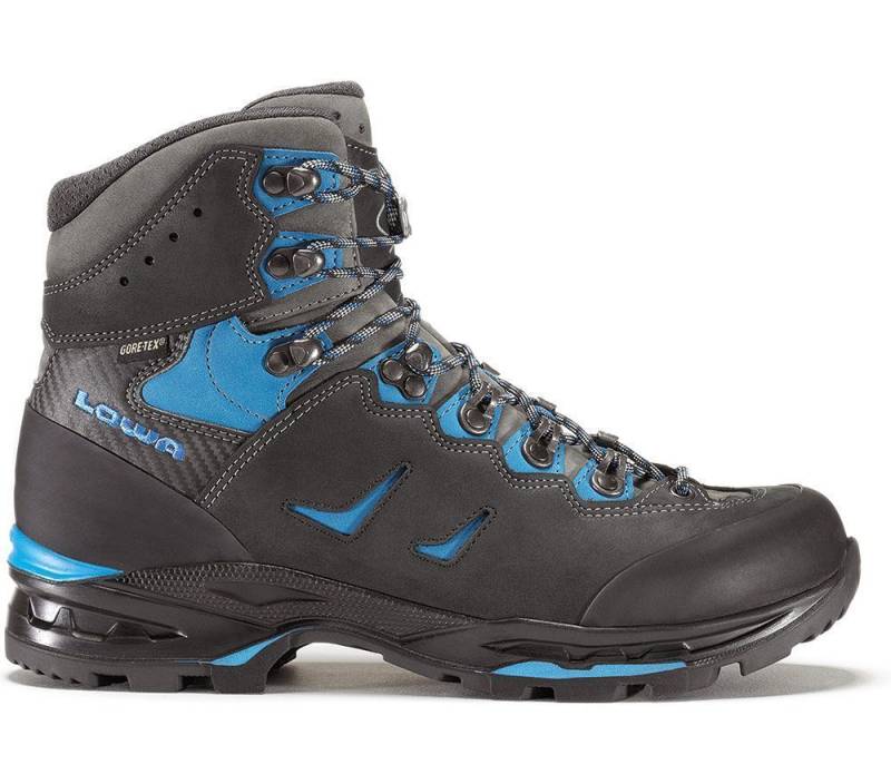 Lowa Camino GTX Herren Wanderschuh schwarz/blau UK 8,5 von Lowa