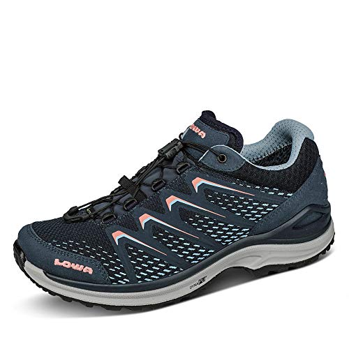 LOWA Halbschuh Maddox GTX LO Ws stahlblau/lachs 42.5 von LOWA