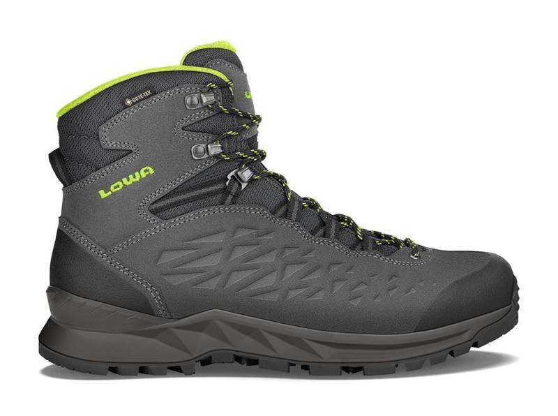 Lowa Explorer II GTX Mid Herren Trekkingschuh anthrazit/limone UK 8,5 von Lowa