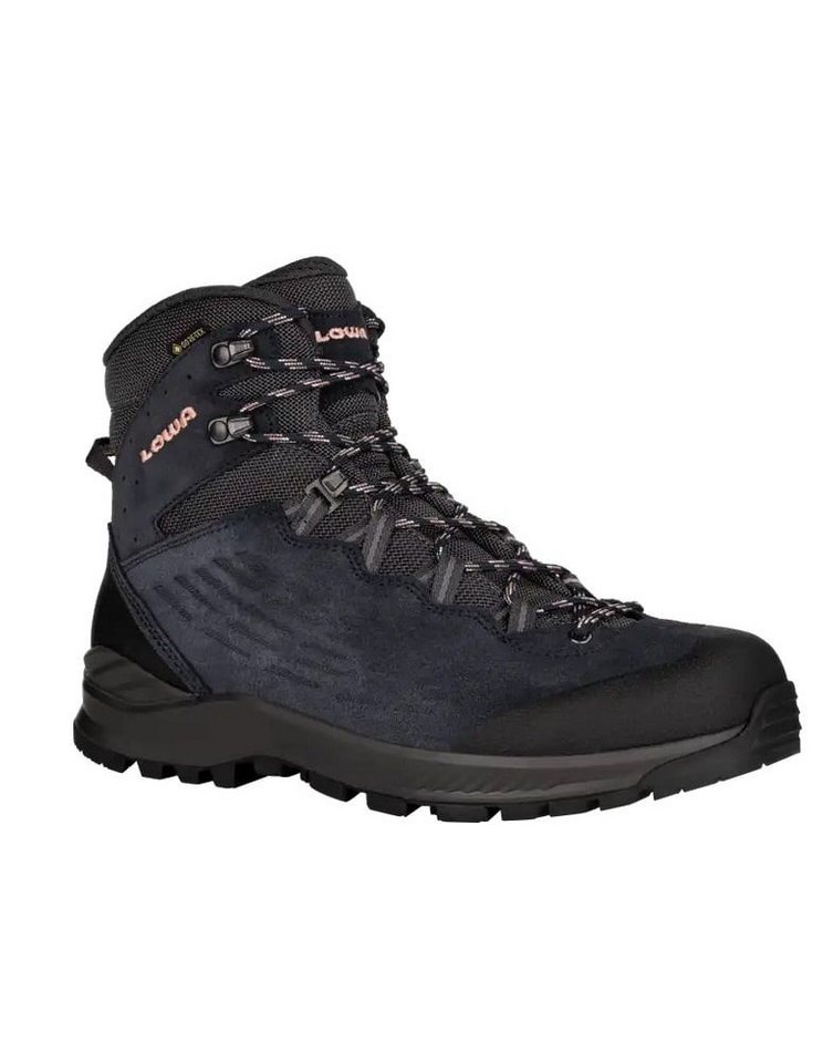 Lowa Explorer II Mid GTX (Trekking, Travel, wasserdicht) navyblau/rosa Wanderschuh von Lowa