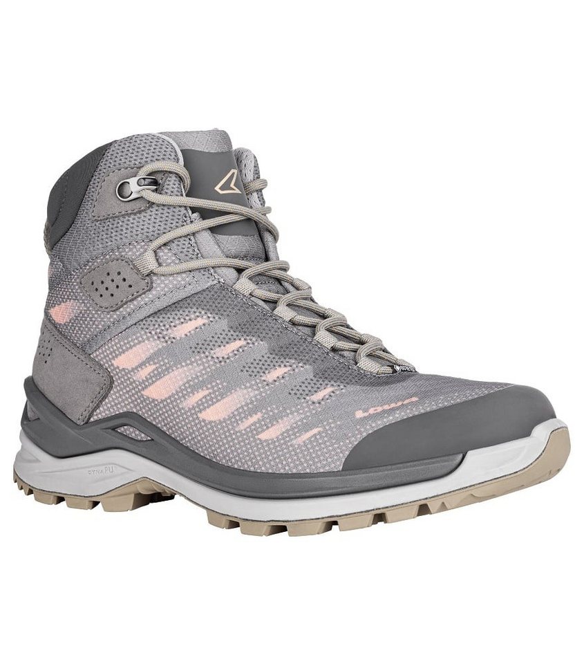 Lowa Ferrox Mid GTX (All-Terrain, Synthetik, wasserdicht) grau/rose Damen Wanderschuh von Lowa