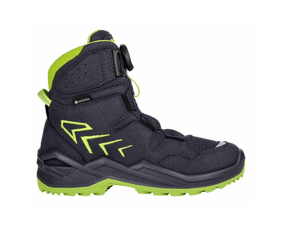 Lowa Firo GTX HI (Textil/Synthetik, wasserdicht) navyblau/limone Kinder Winterstiefel von Lowa