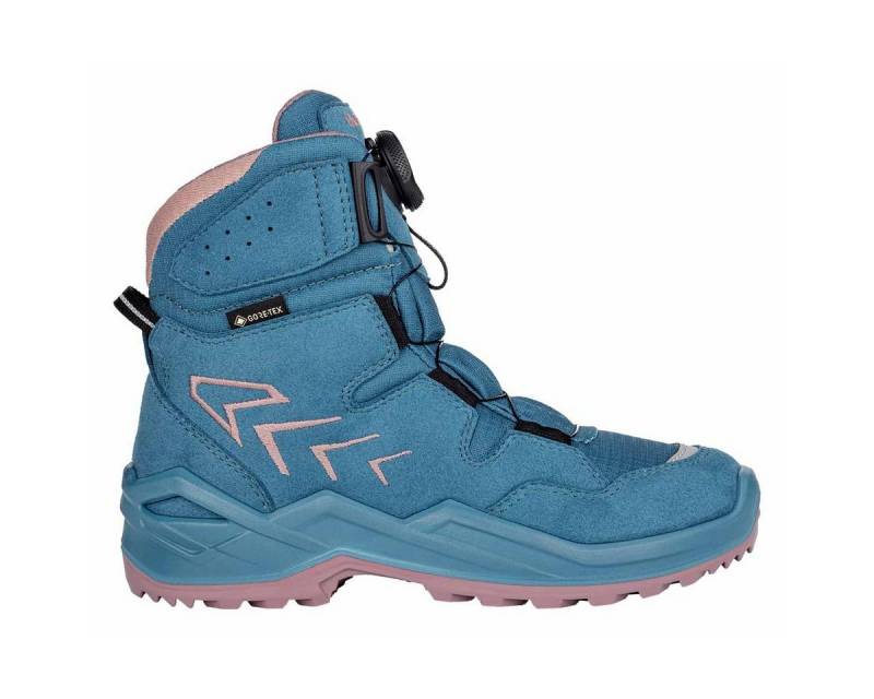 Lowa Firo GTX HI (Textil/Synthetik, wasserdicht) türkis/rose Kinder Winterstiefel von Lowa