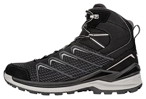 LOWA FERROX PRO GTX MID Unisex Wanderstiefel Trekkingschuh Outdoor Goretex 310651 Schwarz, Schuhgröße:44 EU von LOWA