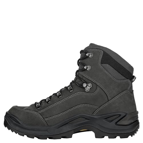 LOWA Stiefel mittel RENEGADE GTX MID anthrazit/stahlbla 41.5 von LOWA