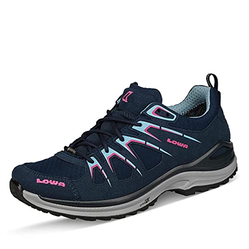 LOWA Damen Wanderschuhe Innox Evo GTX® LO 320616 Navy/Pink 39 von LOWA