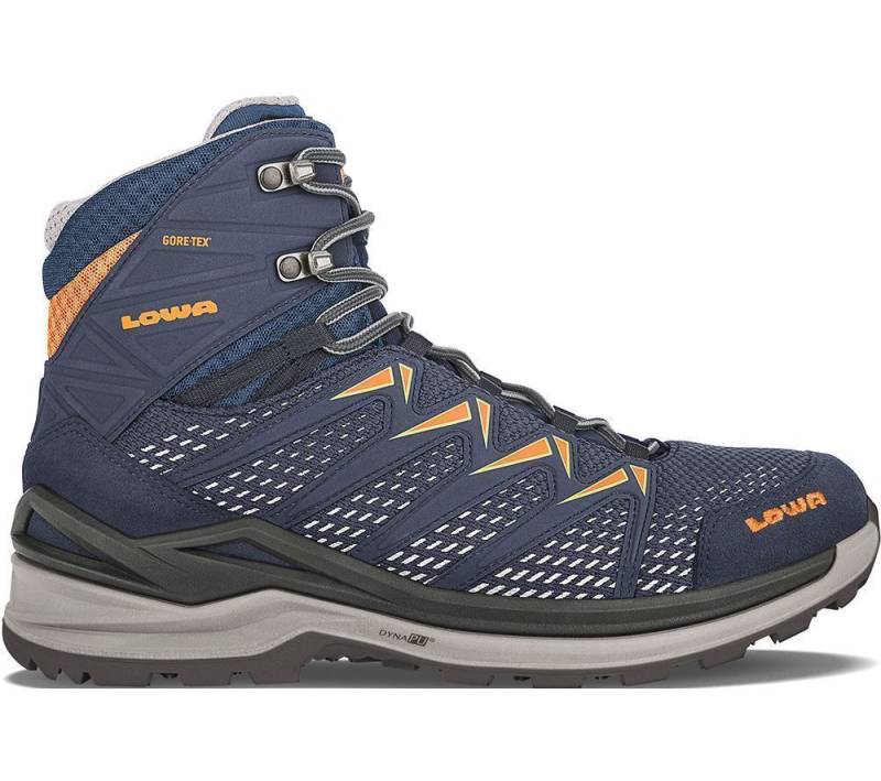 Lowa Innox Pro GTX MID Herren Wanderschuh navy/flame UK 12 von Lowa