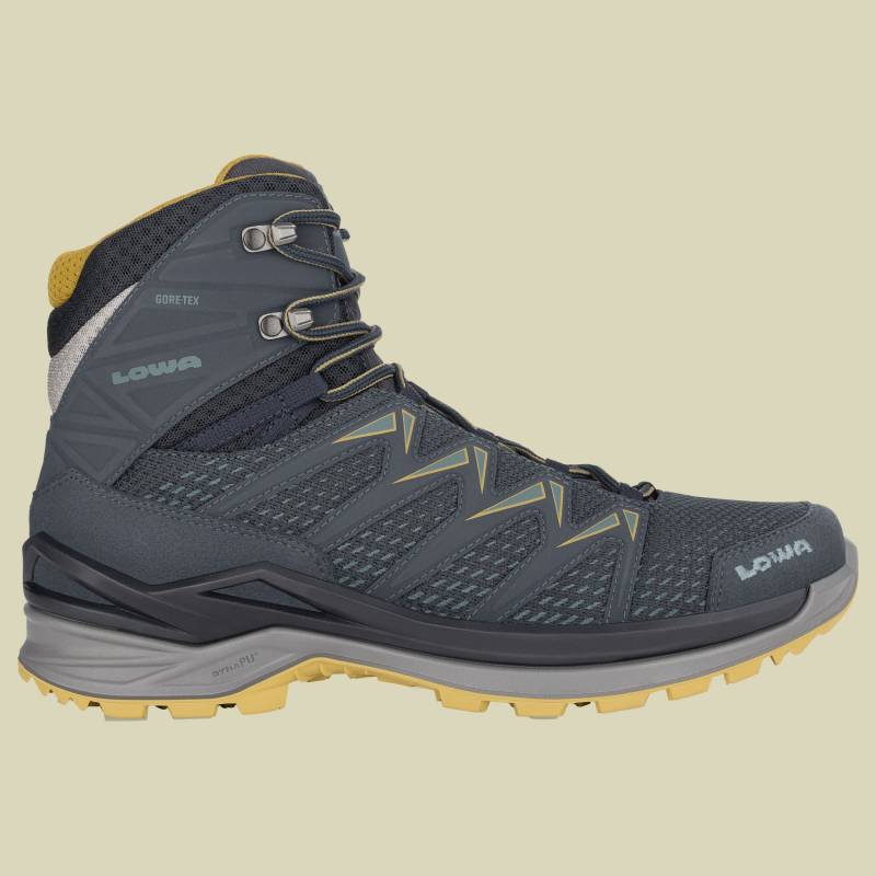 Innox Pro GTX Mid Men Größe UK 12 Farbe stahlblau/senf von Lowa