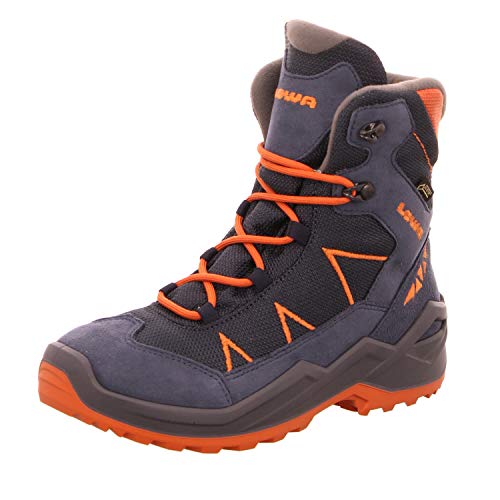 LOWA Jungen Jonas GTX MID Kletterschuhe, Blau, 32 EU von LOWA