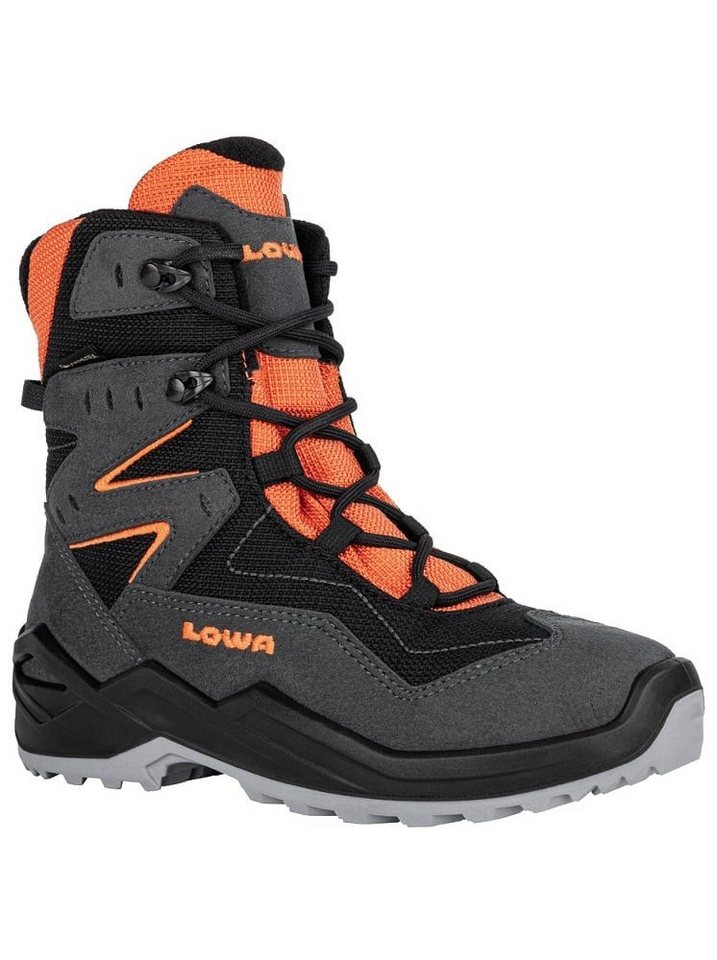 Lowa Lino GTX (Textil/Synthetik, wasserdicht) graphitegrau/orange Winterstiefel von Lowa
