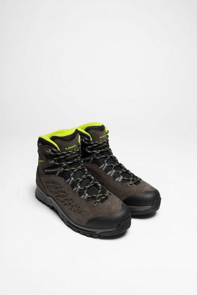 Lowa Lowa Herren Trekkingstiefel EXPLORER II GTX MID Anthrazit Limone Outdoorschuh von Lowa