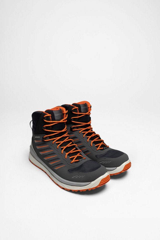 Lowa Lowa Herren Wanderstiefel Axos GTX MID Graphit Flame Outdoorschuh von Lowa