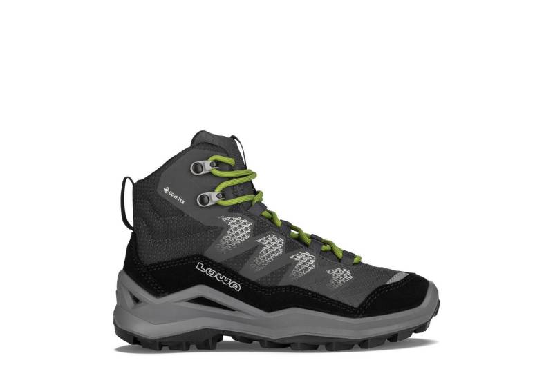 Lowa MADDOX PRO GTX MID JR - Kinder Wanderschuh - Schwarz/Limone Wanderschuh von Lowa