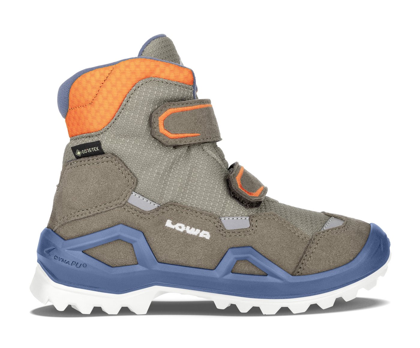 Lowa MILO EVO GTX MID JR BRAUN/ORANGE Sneaker von Lowa