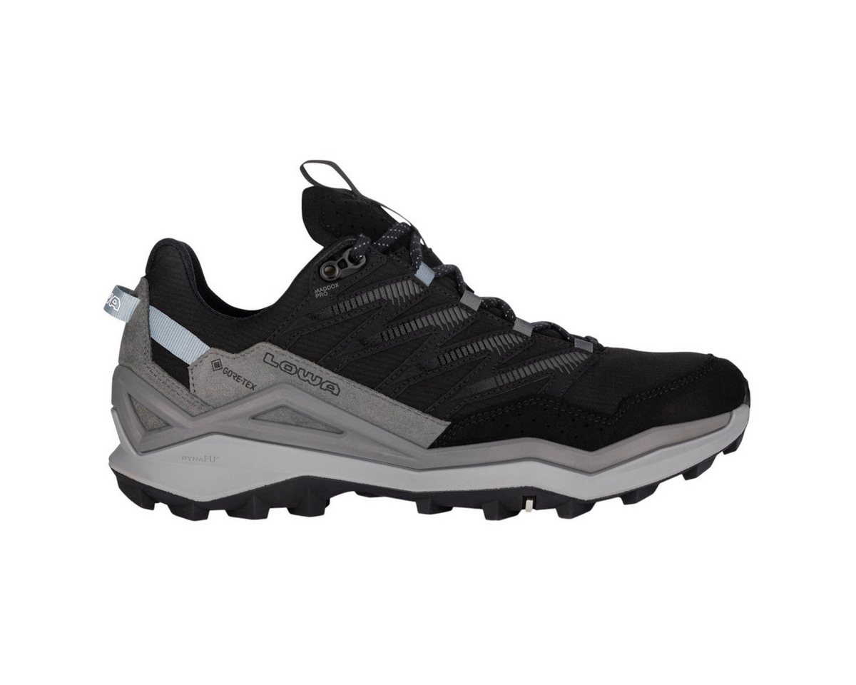 Lowa Maddox Pro GTX Low (Textil/Synthetik, wasserdicht) schwarz/grau Damen Wanderschuh von Lowa