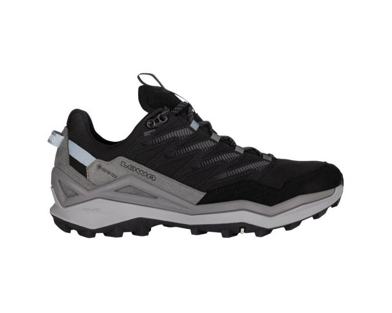 Lowa Maddox Pro GTX Low (Textil/Synthetik, wasserdicht) schwarz/grau Damen Wanderschuh von Lowa
