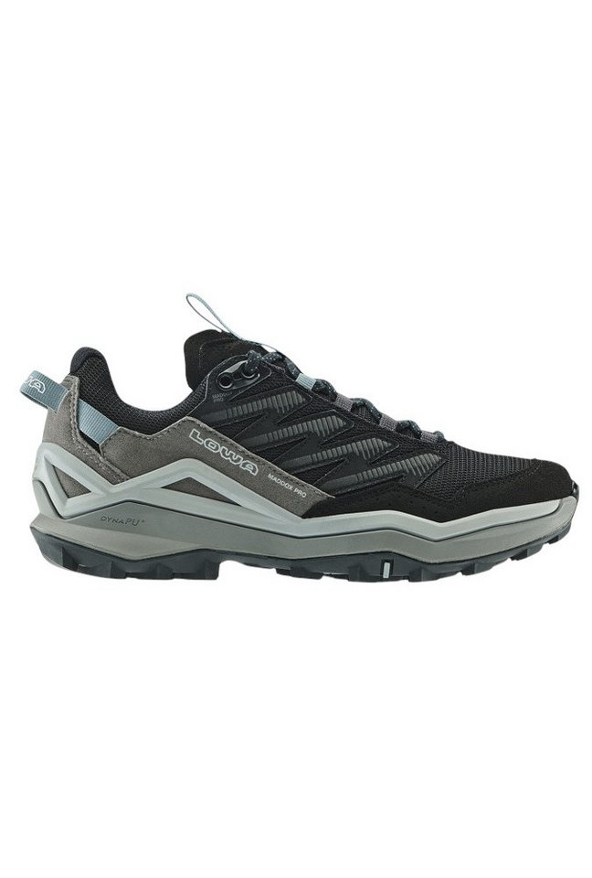 Lowa Maddox Pro Low (Fast-Hiking, Textil/Synthetik) schwarz/grau Damen Wanderschuh von Lowa