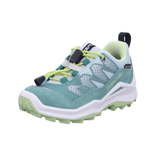 641627 MADDOX PRO GTX LO JR rauchgrün/mintgrün Gr. 32 von Lowa