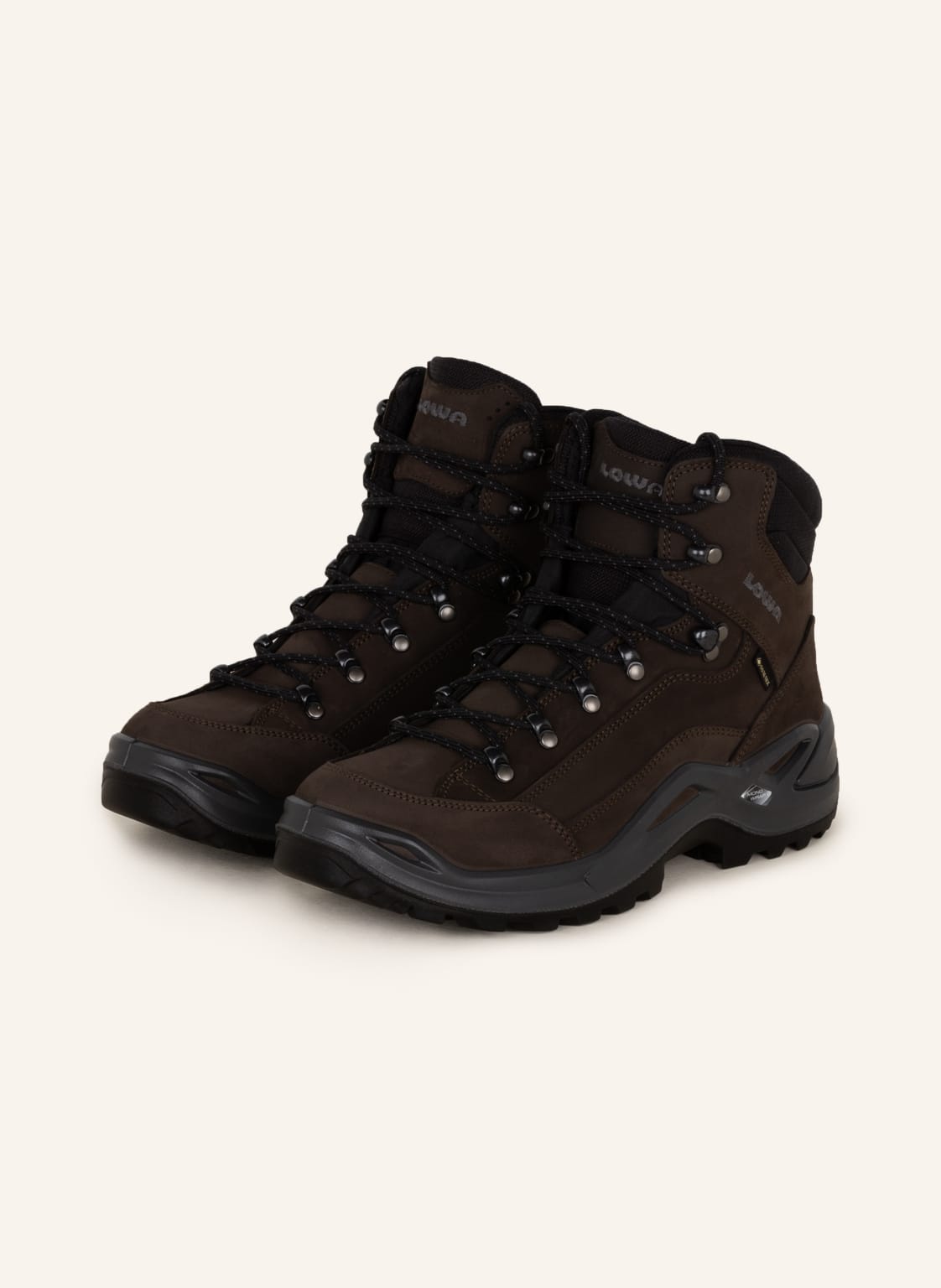 Lowa Multifunktionsschuhe Renegade Gtx Mid braun von Lowa