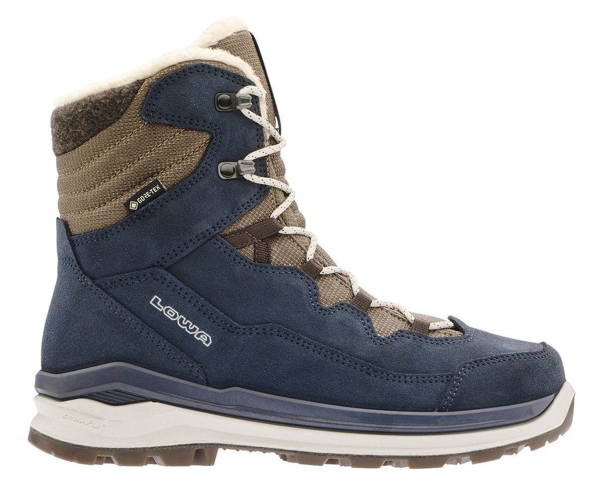 Lowa Ottawa Evo GTX (Veloursleder/Textil, wasserdicht) navyblau/dune Damen Winterstiefel von Lowa