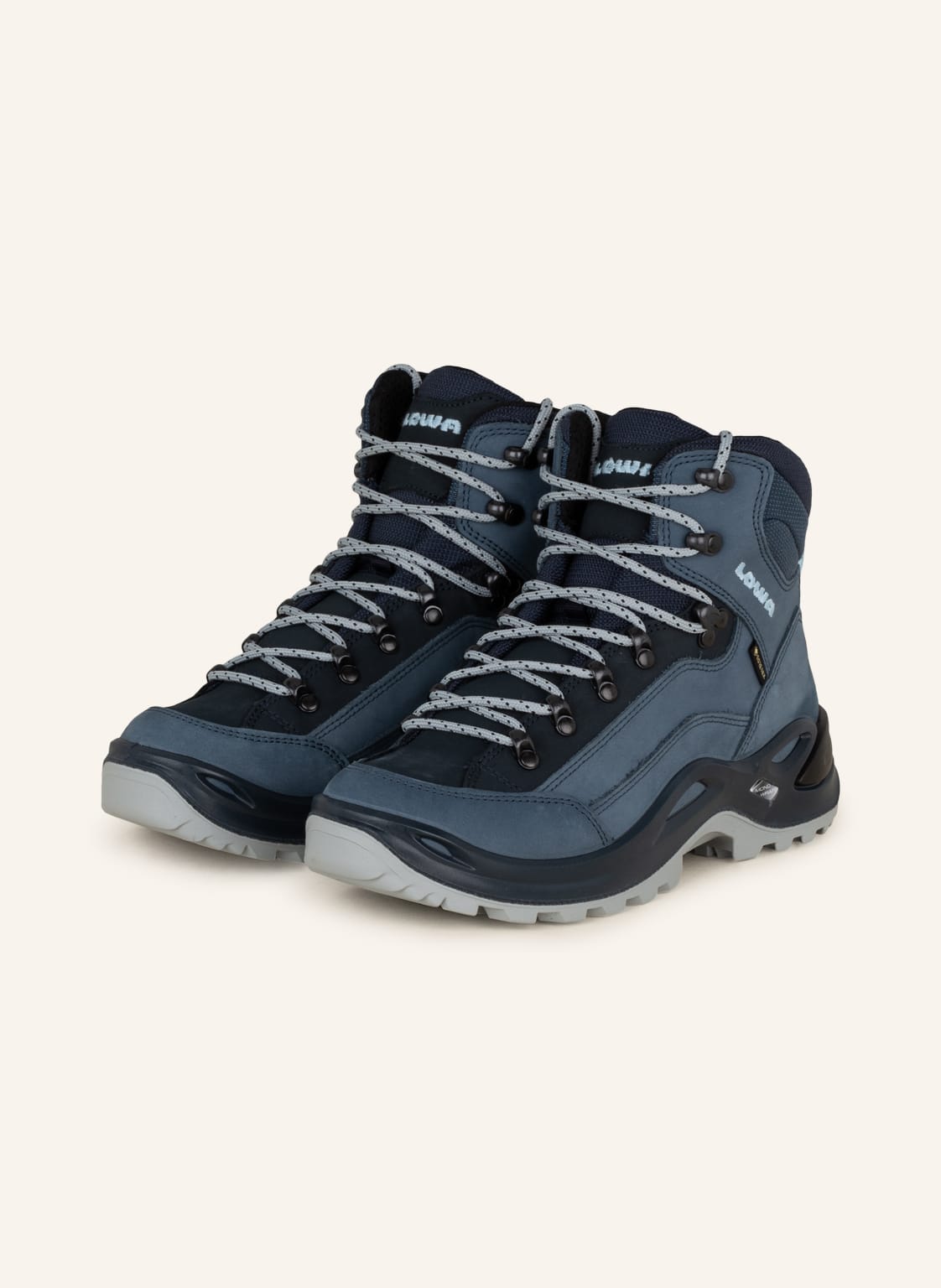 Lowa Outdoor-Schuhe Renegade Gtx Mid blau von Lowa