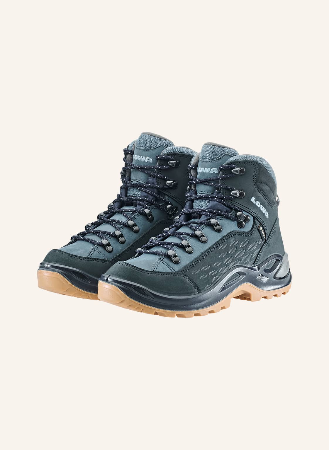 Lowa Outdoor-Schuhe Renegade Warm Gtx Mid Ws blau von Lowa