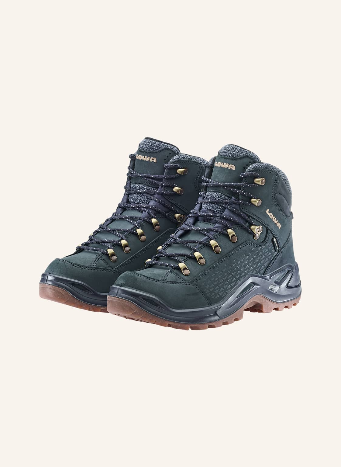 Lowa Outdoor-Schuhe Renegade Warm Gtx Mid blau von Lowa