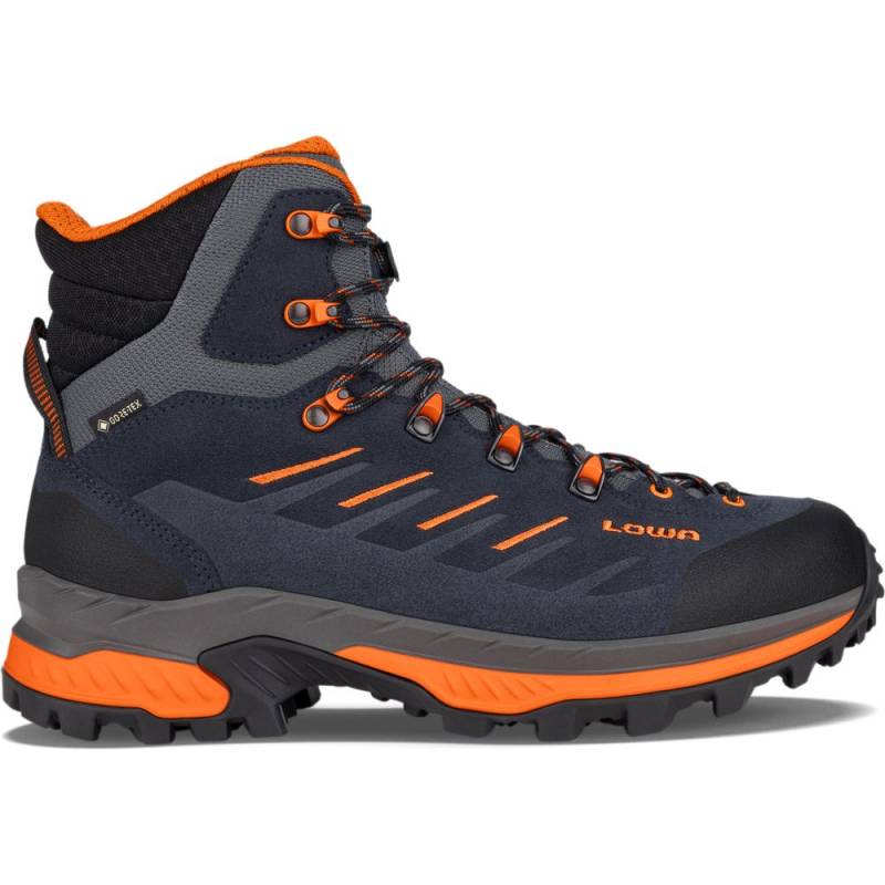 Lowa Randir GTX Mid Herren Wanderschuh navy flame 42,5 von Lowa