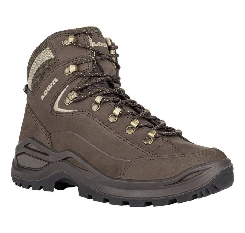 Lowa Renegade EVO LL Mid (All-Terrain, Nubukleder) espresso/anthrazit Damen Wanderschuh von Lowa