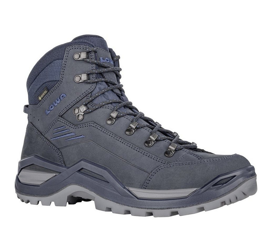 Lowa Renegade EVO Mid GTX (All-Terrain, Nubukleder, wasserdicht) navyblau Wanderschuh von Lowa