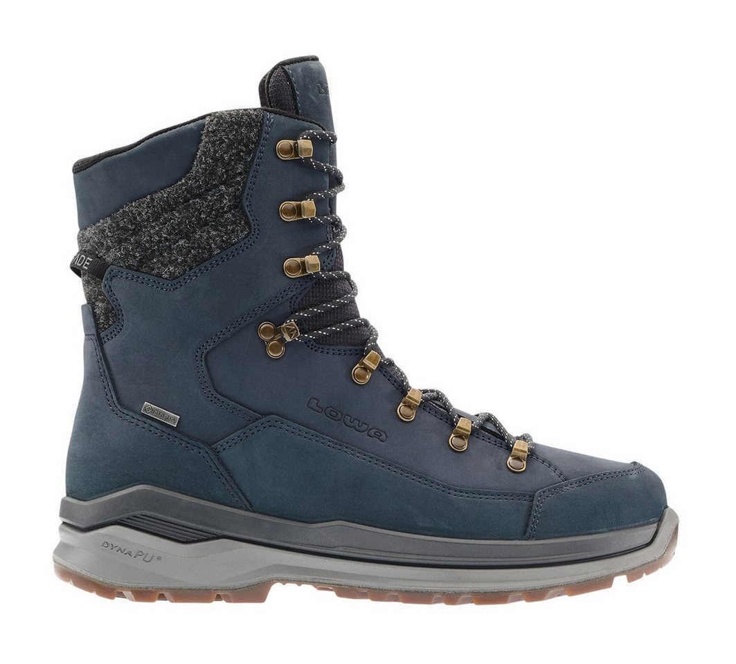 Lowa Renegade Evo Ice GTX (Nubukleder/Textil, wasserdicht) navyblau/grau Winterstiefel von Lowa