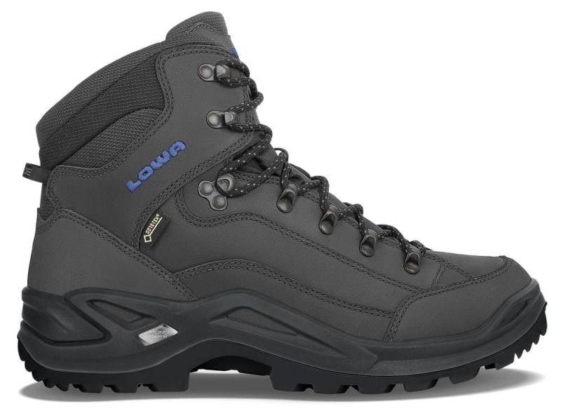 Lowa Renegade GTX MID Herren Wanderschuh anthrazit/stahlblau UK 11 von Lowa