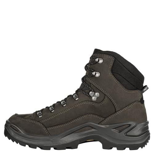 LOWA Renegade GTX MID Unisex Wanderstiefel Outdoor Goretex braun, Schuhgröße:42 EU von LOWA