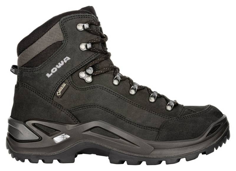 Lowa Renegade Mid GTX (All-Terrain, Nubukleder, wasserdicht) tiefschwarz Wanderschuh von Lowa