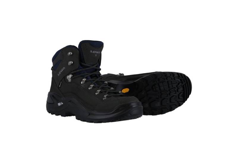 Lowa Renegade S Mid GTX (All-Terrain, wasserdicht, schmal) dunkelgrau Wanderschuh von Lowa