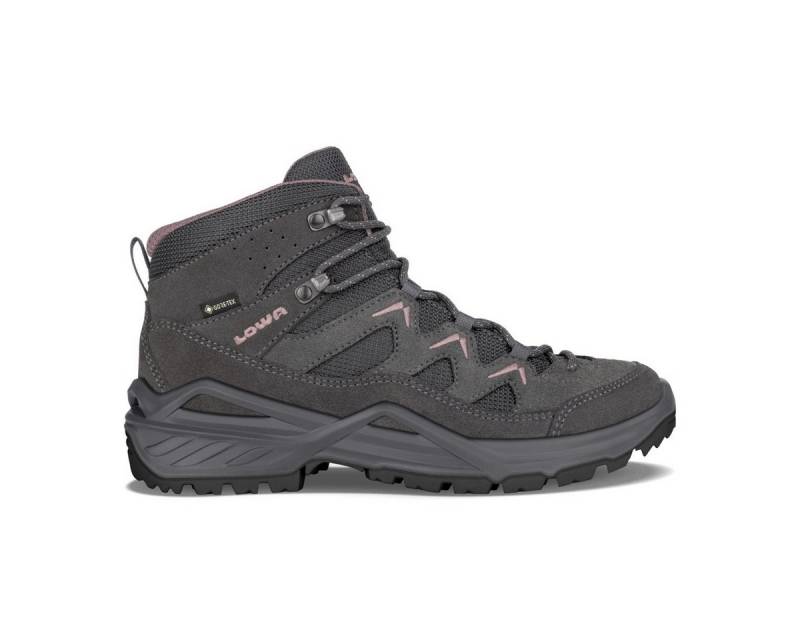 Lowa Sirkos Evo GTX Mid (wasserdicht) graphitgrau/altrosa Damen Wanderschuh von Lowa