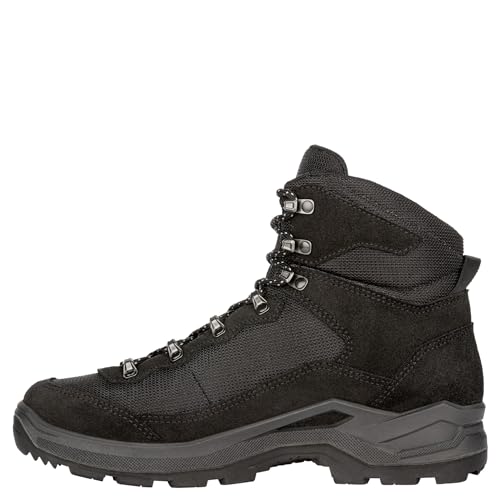 LOWA Taurus PRO GTX MID Herren Wanderstiefel Tracking Outdoor Goretex Schwarz, Schuhgröße:44 EU von LOWA