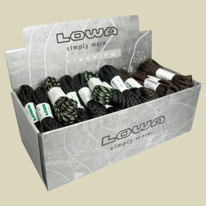 Lowa Trekking Schnürsenkel black 180 cm von Lowa