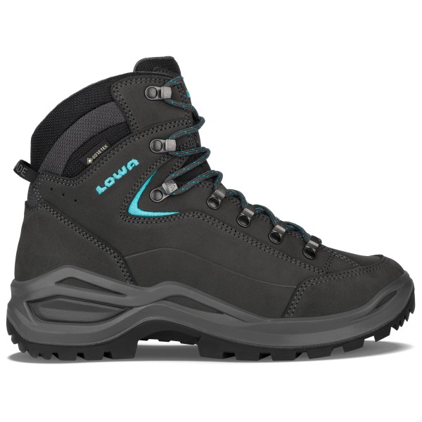 Lowa - Women's Renegade Evo GTX Mid Wide - Wanderschuhe Gr 7 - Wide grau/schwarz Lowa - Women's Renegade Evo GTX Mid Wide - Wanderschuhe Gr 7 - Wide grau/schwarz von Lowa
