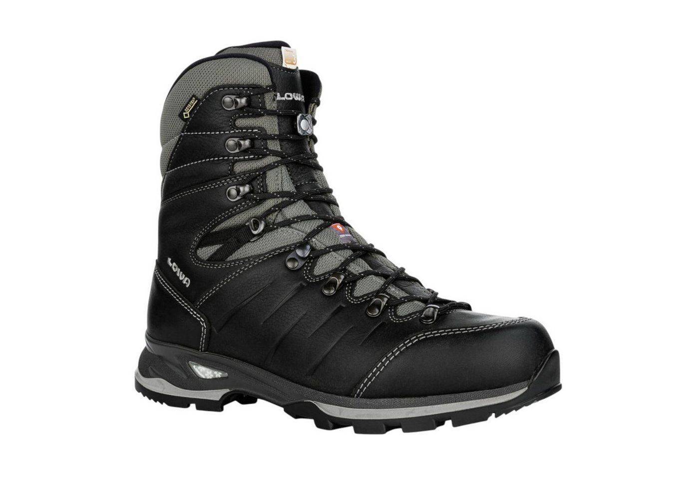 Lowa Yukon Ice II GTX (Nubukleder/Glattleder, wasserdicht, warm) schwarz Winterstiefel von Lowa